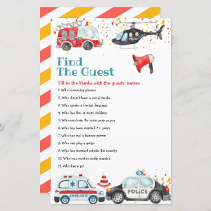 Sonne l'alarme Attrapez votre équipement Trouvez l