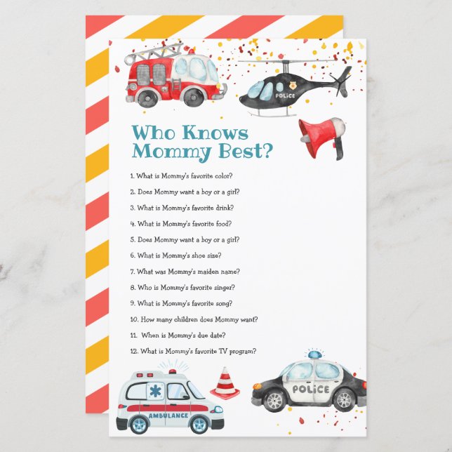 Sonne le Baby shower d'alarme qui connaît maman mi (Devant / Derrière)