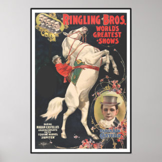Sonnerie Bros 1899 CIRCUS POSTER