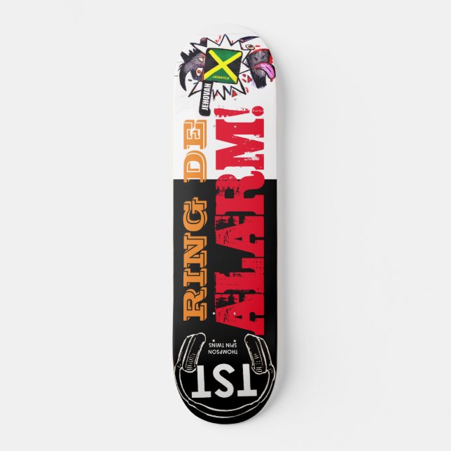 SONNERIE D'ALARME / TST Skateboard (Recto)