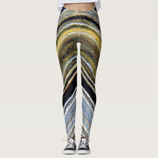 Sonneries de Saturne leggings métalliques