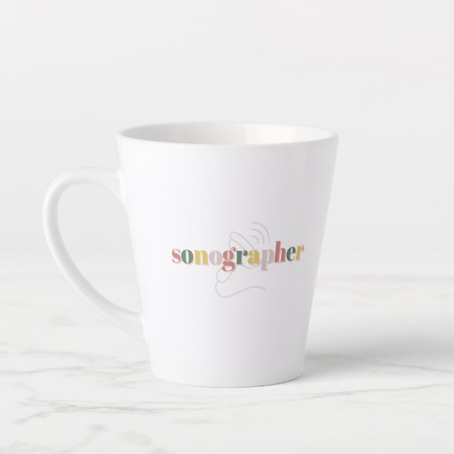 Sonographer Café Mug /Sonographie Café / Cadeau (Gauche)