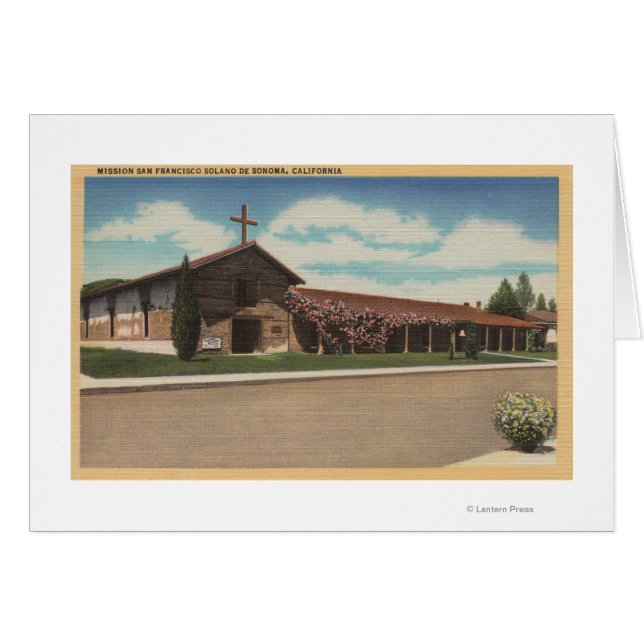 Sonoma, CA - Mission San Francisco Solano (Devant horizontal)