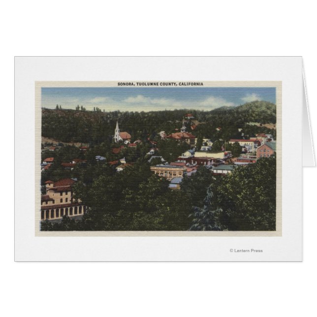 Sonora, CalifornieVue aérienneSonora, Californie (Devant horizontal)