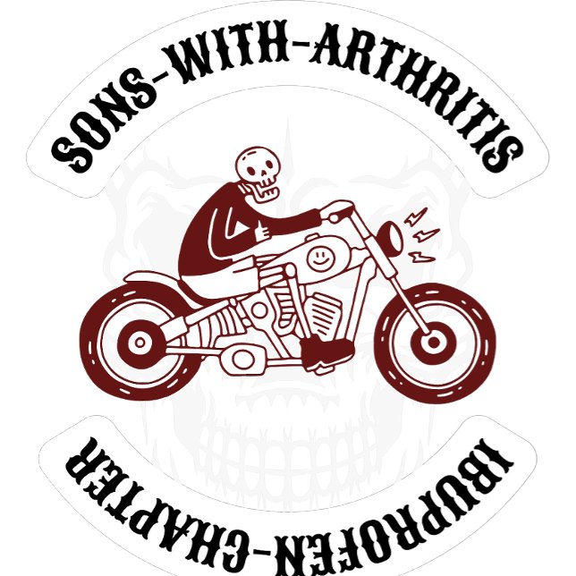Sons with Arthritis Ibuprofen Chapter T-shirt (Créateur téléchargé)