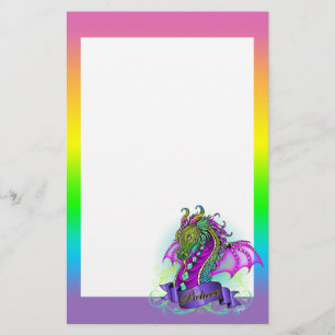 "Sonya" Arc-en-ciel Croire à la papeterie d'art Dr