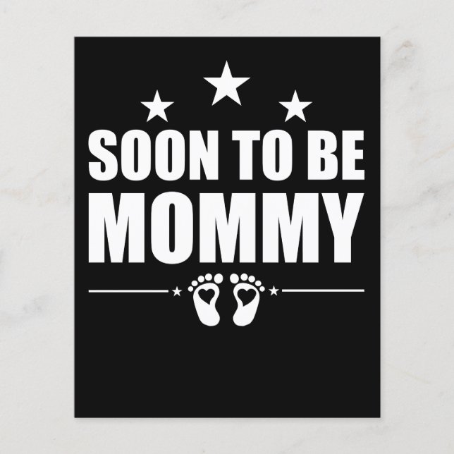 Soon To Be Maman Pregnancy Announcement Reveal Mam (Devant)