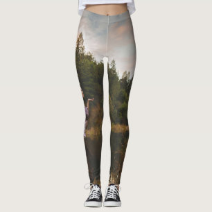 Sophia au coucher du soleil Leggings de yoga