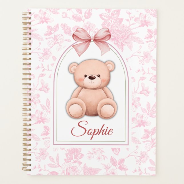 Sophie | Conception personnalisée d'ours en peluch (Devant)