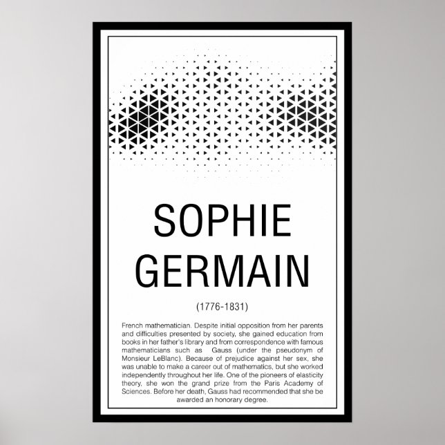 Sophie Germain Poster (Devant)