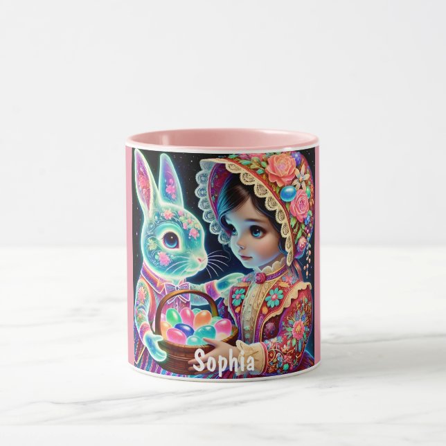 SOPHIE ~ OEufs Vintages lapin~ Mug (Centre)