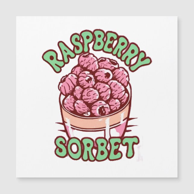 Sorbet de framboise  (Devant)