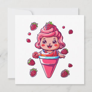 Sorbet framboise Kawaii