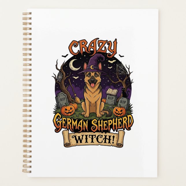 Sorcière allemande folle de la chienne de Hallowee (Devant)