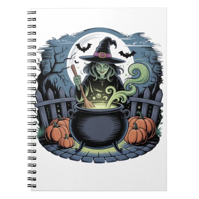 Sorcière au Carnet Cauldron (Devant)