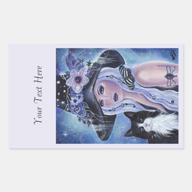 Sorcière avec des étiquettes chics par Renee Lavoi (Devant)