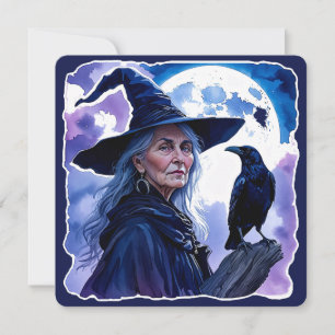 Sorcière avec un Corbeau - Amusement pour les Fans