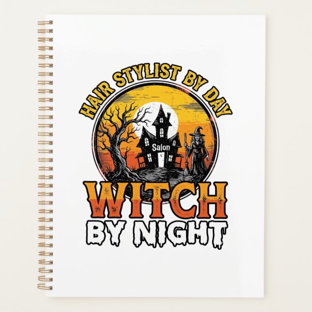 Sorcière Coiffeuse De Nuit Vintage Halloween Desi (Devant)