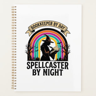 Sorcière Comptable Rétro Halloween Comptabilité De