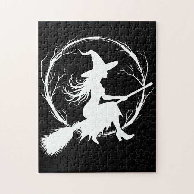 Sorcière dans le puzzle de vol (Vertical)
