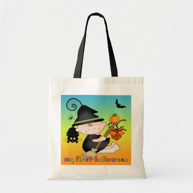 Sorcière de bébé mes ęrs sacs de Halloween (Devant)