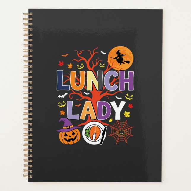 Sorcière de cuisine de dame de déjeuner d'Hallowee (Devant)
