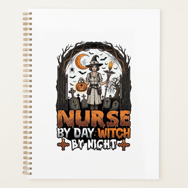 Sorcière de jour infirmière Nuit d'Halloween Cimet (Devant)