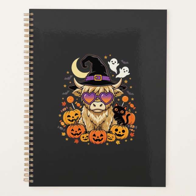 Sorcière de la fête d'Halloween de citrouille de v (Devant)