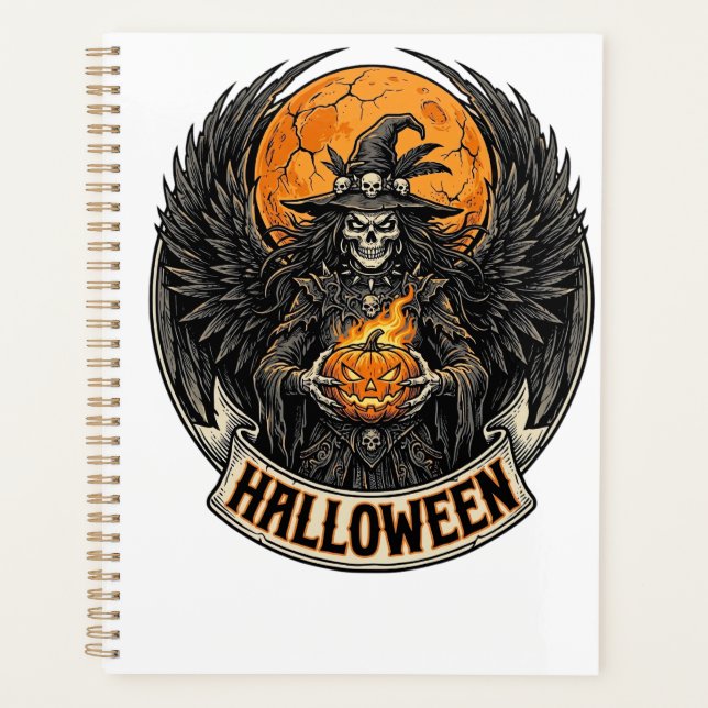 Sorcière d'Halloween gothique vintage (Devant)