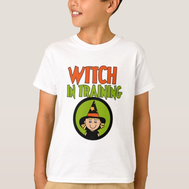 Sorcière en T-shirts et cadeaux d'entraînement (Devant)