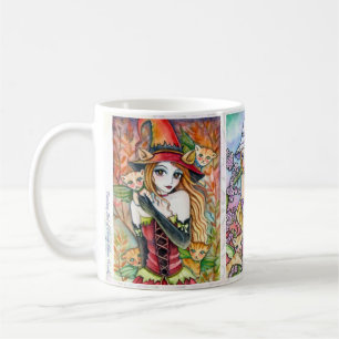 * Sorcière et chat de Kitty * - tasse