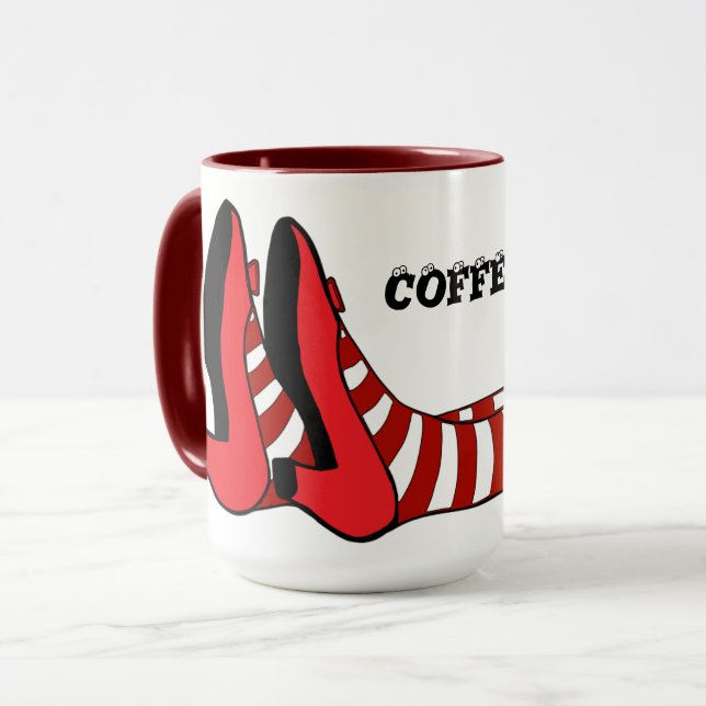 Sorcière fatiguée Mug Halloween (Devant gauche)