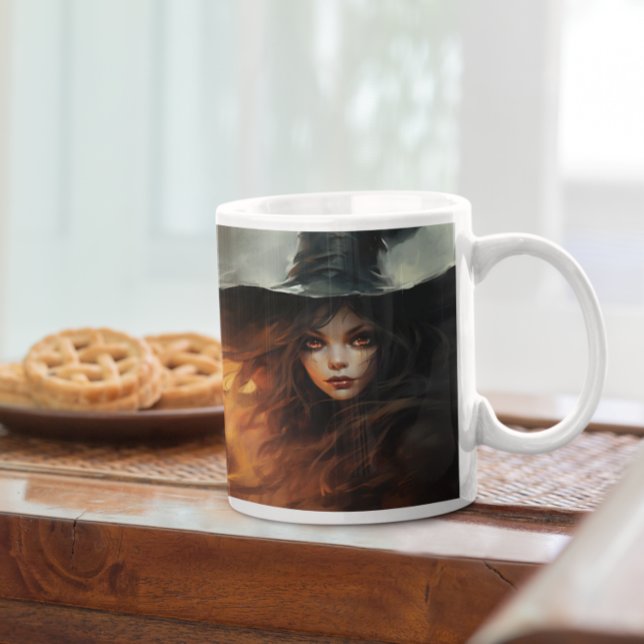 Sorcière Halloween effrayante 6 Mug (Scary Halloween Characters version 6 Mug
)