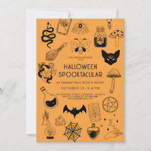 Sorcière Halloween Fête Invitation