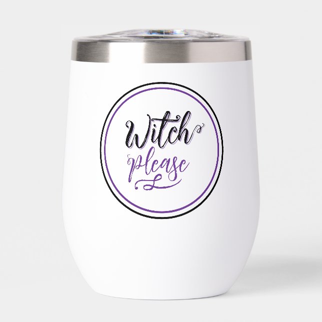 Sorcière Halloween Personnalisé Noir Violet (Avant)