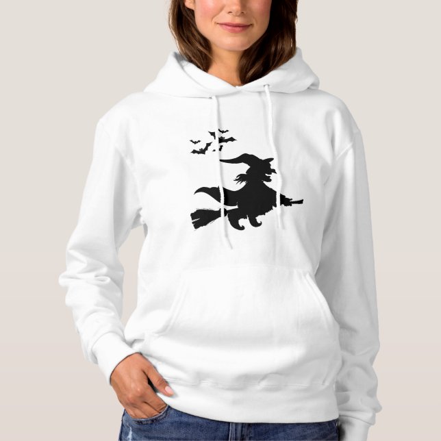Sorcière Halloween Sweat à capuche (Devant)