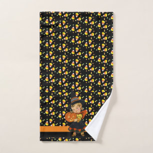 Sorcière mignonne et bonbon Corn pas si effrayant