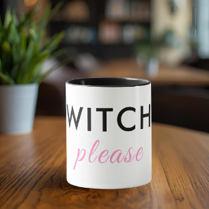 Sorcière moderne Please Halloween Mug - Minimal Ch