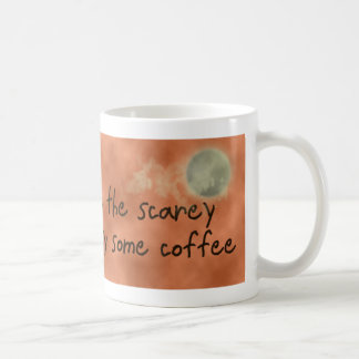Sorcière Scarey avant tasse de café