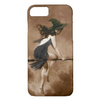 Sorcière sur Coque iphone Broom