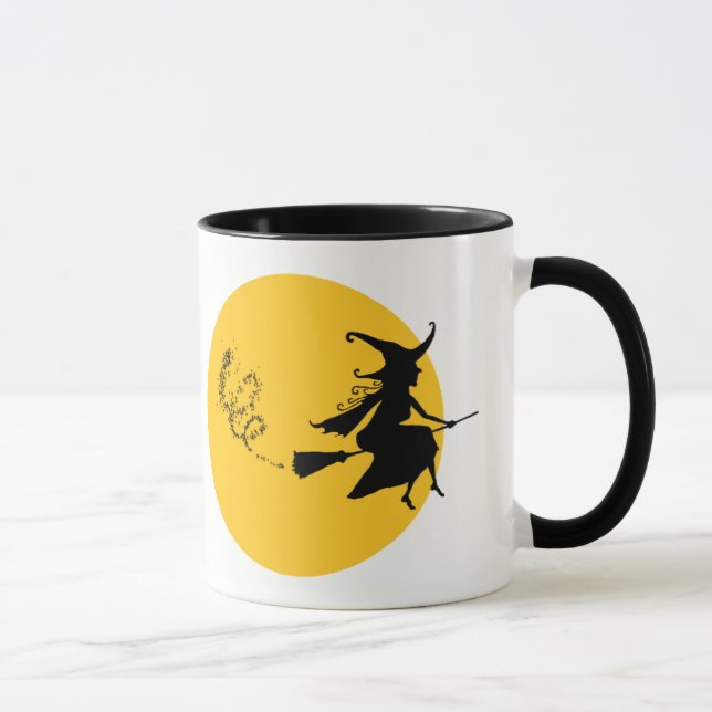 Sorcière sur sa Mug de chambre (Droite)