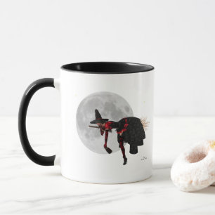 Sorcière Tipsy Sur Voler Broom Coffee Mug