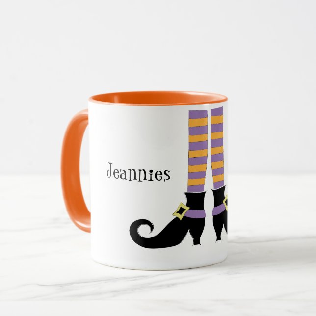 Sorcières Chaussures Mug (Devant gauche)