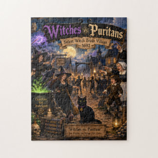 Sorcières contre Puritains™ | Puzzle des Procès de
