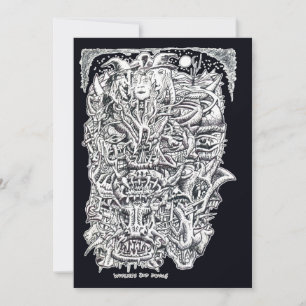 Sorcières et diables, par Brian Benson Flat Card