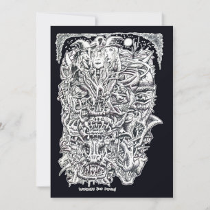 Sorcières et diables, par Brian Benson Flat Card