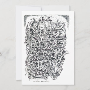 Sorcières et Diables, par Brian Benson Flat Card