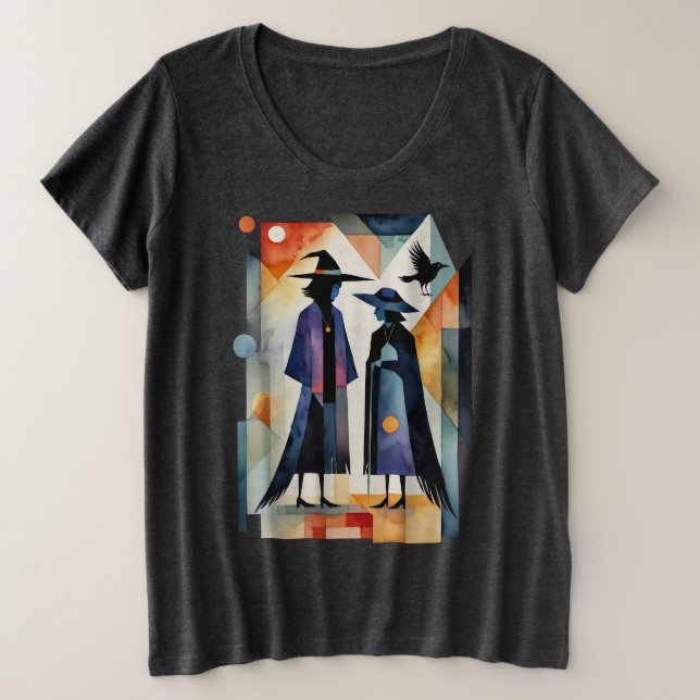Sorcières modernes - une œuvre d'art abstrait 6 -  (Design devant)