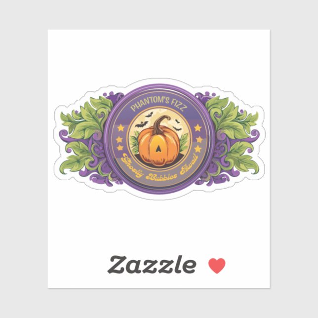 Sorcières Potion Phantom's Fizz Étiquette (Feuille)