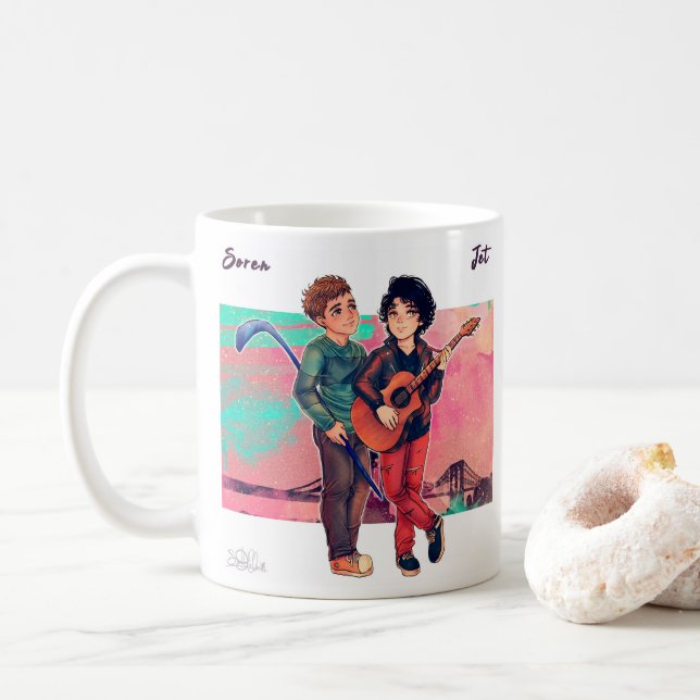 Soren et tasse de Jett (Avec donut)
